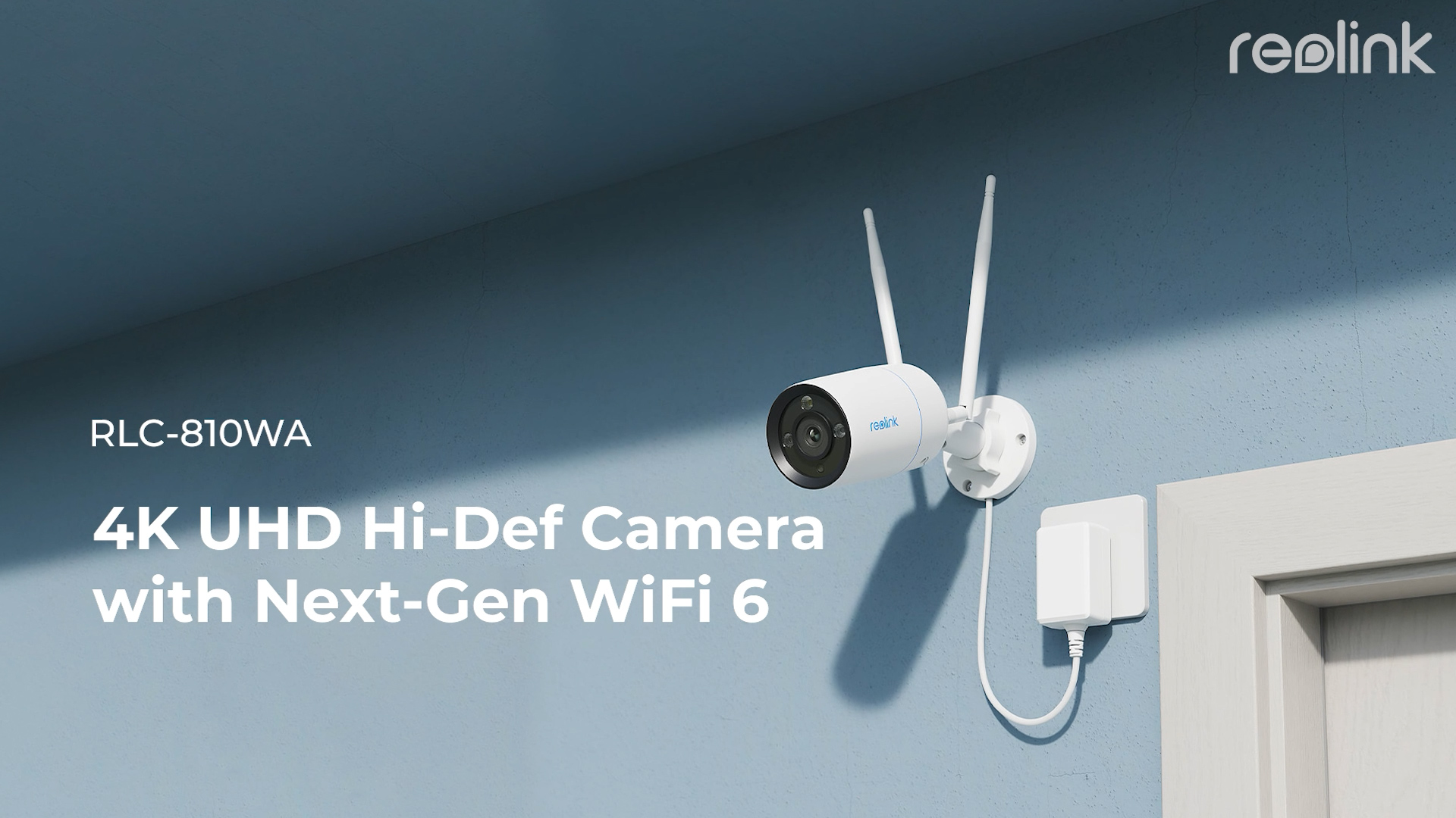 REOLINK 4K WiFi Outdoor Security Camera, Camera Surveillance